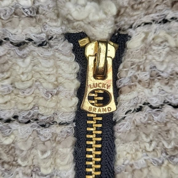 Lucky Brand Tweet Moto Jacket, Size M - Picture 3 of 13